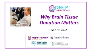 DEE-P - Why Brain Tissue Donation Matters