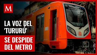 La voz del Metro dice adiós