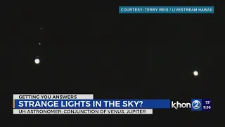 Strange lights over Hawaiʻi's sky gets explanation