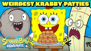 Rock Paper Scissors React to the Weirdest Krabby Patties! 💬 (Part 3) | SpongeBob