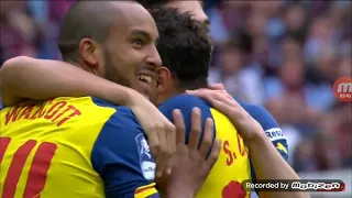 Arsenal 4-0 Aston Villa 2015 FA Cup Final | Goals & Highights