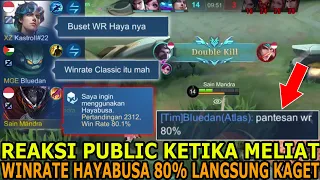 WINRATE 80% di Remehin SAMA PUBLIC , KITA BUKTIIN SKILL KITA BIAR DIA KAGET - Mobile Legends