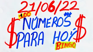 NUMEROS PERFECTO PARA HOY 21/06/22 DE JUNIO 2022 , NUMEROS PARA LOTERIAS