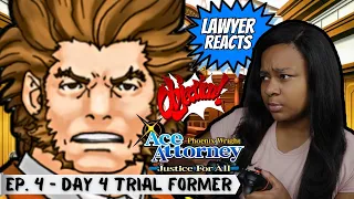 Real Lawyer Reacts to Phoenix Wright: Ace Attorney JFA | Ep 4 Day 4-1 Trial - Farewell, My Turnabout