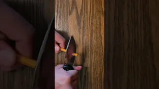Carving Test - CRKT Hvas Linerlock Sharpening a Pencil