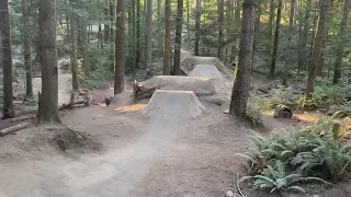 Updated Flying Squirrel Jumps at Duthie Hill MTB Park