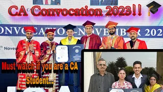 CA Convocation 2023 @Indore, CA Sharad Bagora #ca #convocation #caexams #halfca #motivation