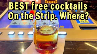 BEST free cocktails on the Las Vegas Strip. How to get them...