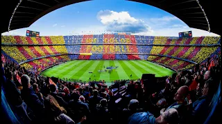 Barça vs Real Madrid (5-1) HIMNO FC BARCELONA Camp Nou. EL CLASSICO