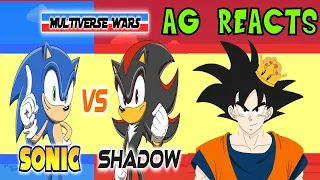 Sonic the Hedgehog vs Shadow the Hedgehog - MULTIVERSE WARS Reaction