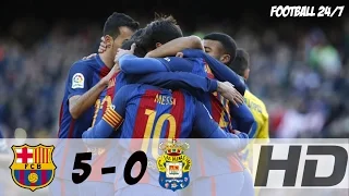 FC Barcelona Vs Las Palmas Highlights | 5-0 | 14/1/2017