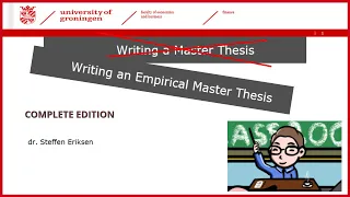 How to Write an Empirical Master Thesis