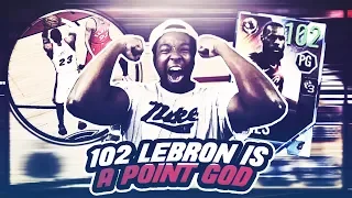 102 OVR LEBRON JAMES IS THE BEST PG IN NBA LIVE MOBILE 18!!! INSANE GAMEPLAY!!!