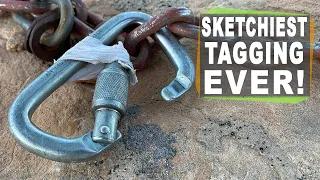 Two Sketchiest ways to tag a highline - with Sketchy Andy Lewis