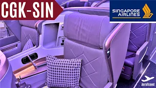 OUTSTANDING SHORT-HAUL BUSINESS CLASS | SINGAPORE AIRLINES AIRBUS A350 JAKARTA - SINGAPORE REVIEW 4K