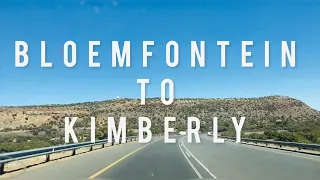 Driving from Bloemfontein to Kimberly | South Africa | 4K Video