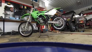 01 kx125 teardown timelapse