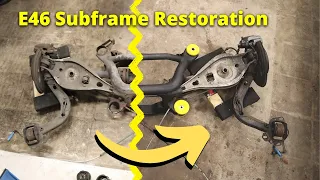 Restoring the Rear Subframe on My E46 Wagon (Rust Repair!)