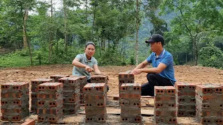 Selling ducks to the market to buy planers to make wooden houses | Dang Thi Mui