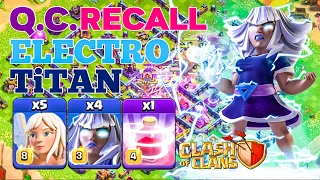 TH15 Queen Charge Recall Electro Titan Smash in Legend League Attacks | Clash of Clans Guide