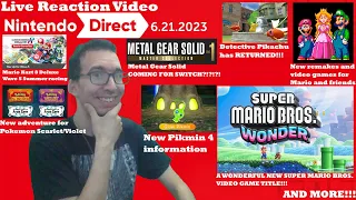 Nintendo Direct Live Reaction Video(6-21-23)