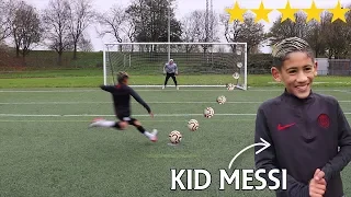 9 Year Old KID MESSI vs SIDEMEN Goalkeeper