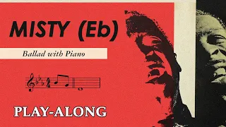 Misty (Eb) - Ballad || BACKING TRACK