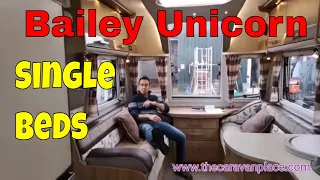 Bailey Unicorn Caravan Review - Single Beds