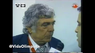 Entrevista, Osvaldo Dominguez Dibb en el vestuario después de ganar la COPA LIBERTADORES 2002