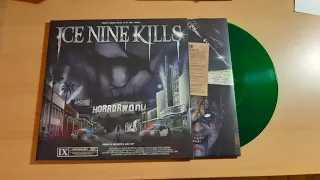 Unboxing Ice Nine Kills "The Silver Scream 2: Welcome To Horrorwood" VHS Green Vinyl German