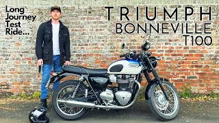 Triumph Bonneville T100 | First Long Journey | How was it?