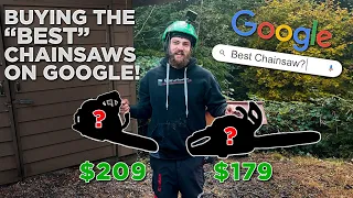 I Bought the BEST Chainsaws that Google Recommended!