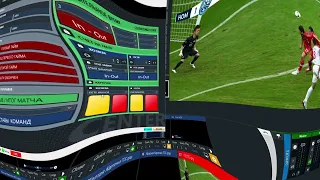 UTC vMix Controller - оптимизированная графика для работы во время трансляции футбольного матча.