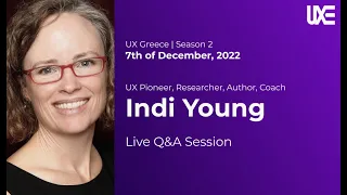 UX Greece welcomes Indi Young