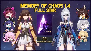 Sushang Kafka & JingLiu Hyper Memory of Chaos 10 - Honkai: Star Rail