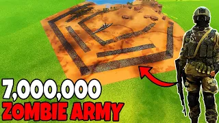 7 MILLION ZOMBIES Surround US ARMY Defense Formation! - UEBS 2: Ultimate Epic Battle Simulator 2