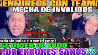 MECHA DE 1NVALIDOS! MACARIUS NO SOPORTA Y ENFURECE CON TEAM POR ERRORES, SE DICEN DE TODO DOTA 2