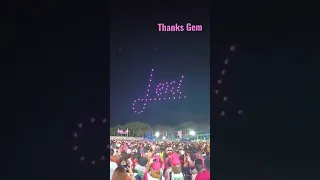 Bulacan Drone Show for VP Leni Robredo thanks kakampinks