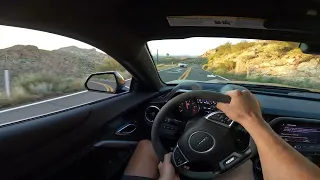 Absolutely Ripping Through Canyon Back Roads SS 1LE POV