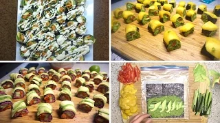 3 EASY VEGAN SUSHI (NO RICE) RECIPES WITH SAUCES