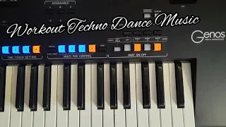 Workout Techno Dance Fitness Power Gym Music by Yamaha Genos