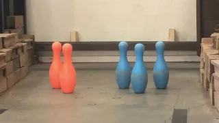 Mini Bowling Split Conversion Trick Shots 2