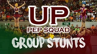 UP Pep Squad - UAAP Group Stunts | 2015 to 2018