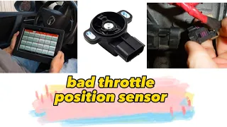 bad throttle position sensor/bad TPS explained/failing throttle position sensor #alwajidtech