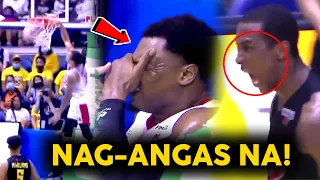 Bihirang gawin ni C-stan, sinapul sa ulo si Brownlee nag ANGAS nanaman ang import ng TNT!