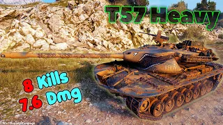 T57 Heavy Tank - 8 Frags 7.6K Damage, Master by player Dualistiq