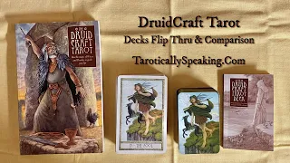 DruidCraft Tarot Decks Flip Through & Comparison