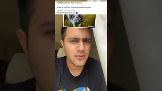 #rishabhchawla New Instagram Reel 😂🐶#damnfam #ig #rishabh #funny