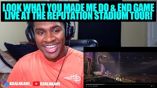 Taylor Swift - Look What You Made Me Do & End Game (Reputation Stadium Tour) (REACTION!)