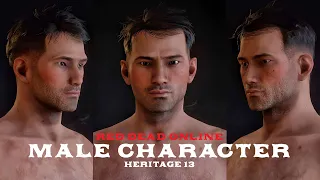 Red Dead Online: 35 year old Male character. Heritage 13